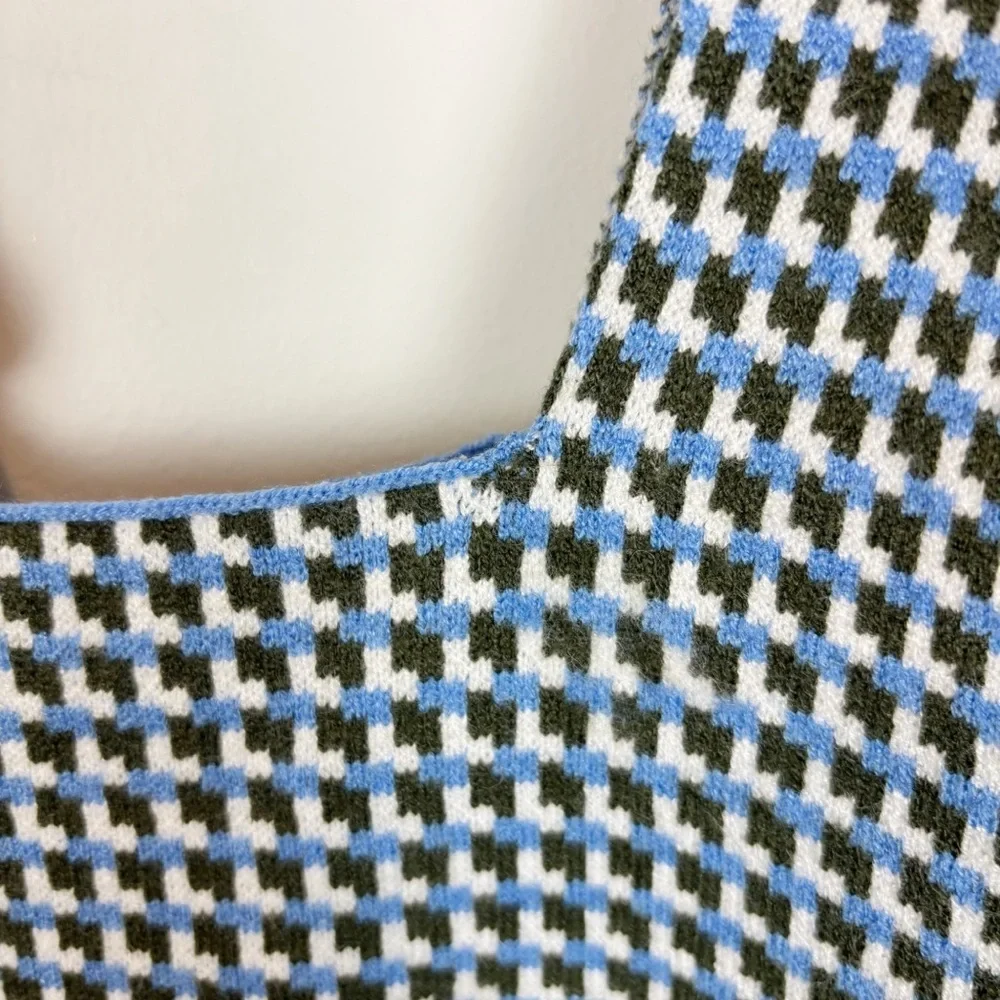 STITCHES & STRIPES Poplar Tank in Cornflower Combo Size S